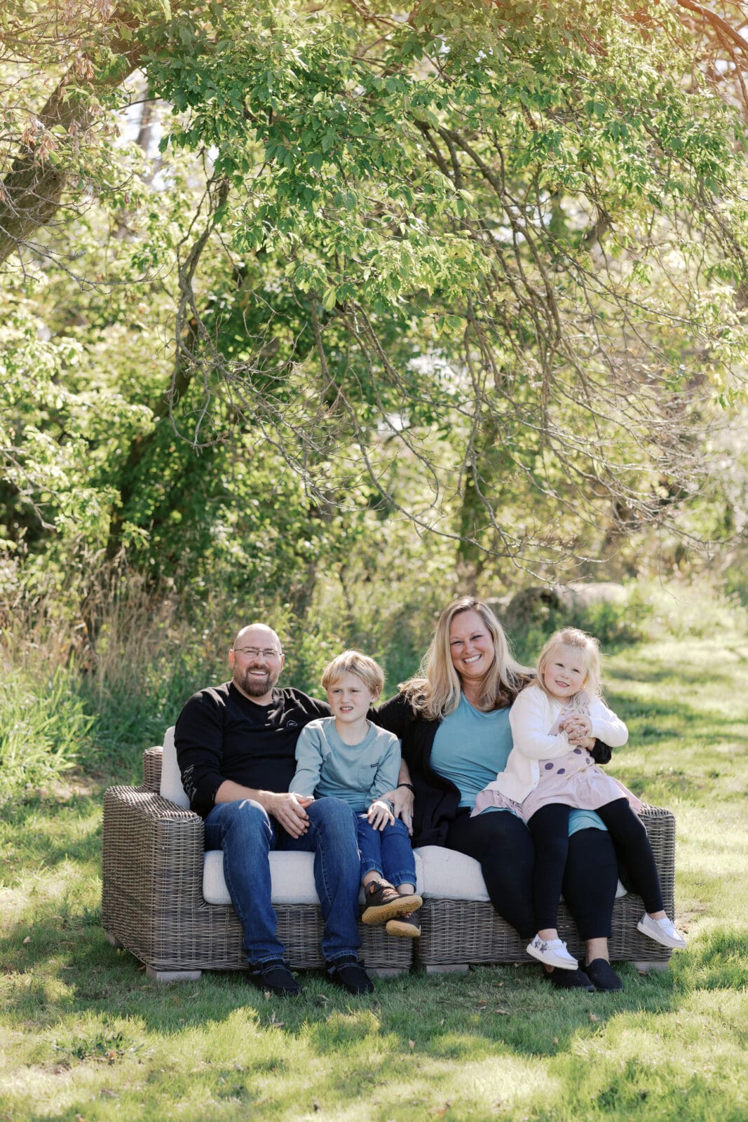At home family photography session with autistic child and parent in Grand Rapids Michigan